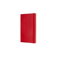 MOLESKINE Carnet L/A5 854634 ligné,SoftCover,scarlet