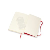 MOLESKINE Notizbuch L/A5 854658 Blanko,Soft Cover,Scharlach
