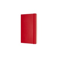 MOLESKINE Notizbuch L/A5 854658 Blanko,Soft Cover,Scharlach