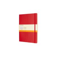 MOLESKINE Notizbuch XL 854672 Liniert,SoftCover,Scharlach