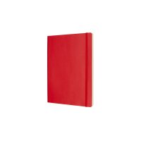 MOLESKINE Notizbuch XL 854672 Liniert,SoftCover,Scharlach