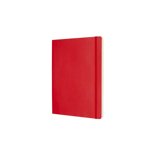 MOLESKINE Carnet Classic SC XL 002854696 rouge, blanc 192 feuil.