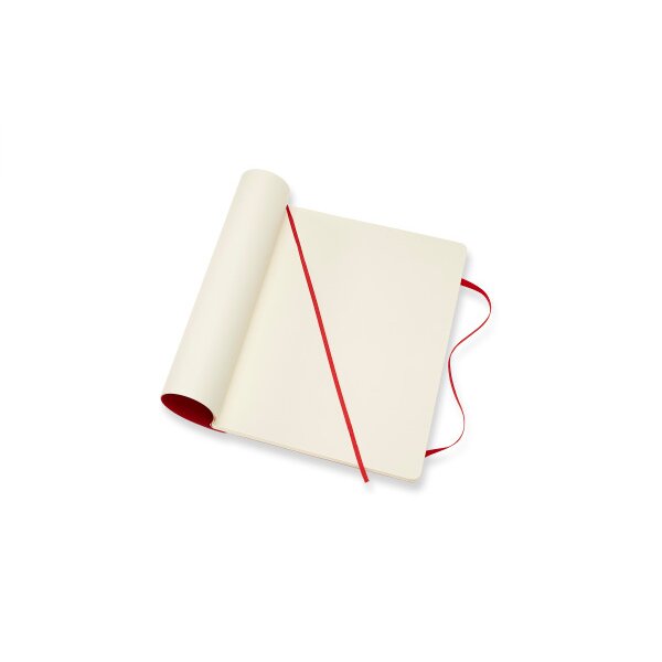 MOLESKINE Carnet Classic SC XL 002854696 rouge, blanc 192 feuil.