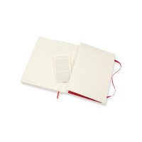 MOLESKINE Carnet Classic SC XL 002854696 rouge, blanc 192 feuil.