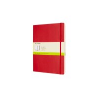 MOLESKINE Notizbuch XL 854696 Blanko,Soft Cover,Scharlach
