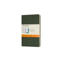 MOLESKINE Cahier P/A6, 3x, Liniert 855211 Myrtengrün...