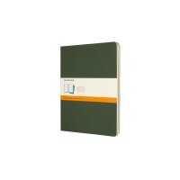 MOLESKINE Cahier XL, 3x, Liniert 855334 Myrtengrün 3...