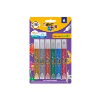 BIC Glitter Glue Metallic 893269 6 Farben