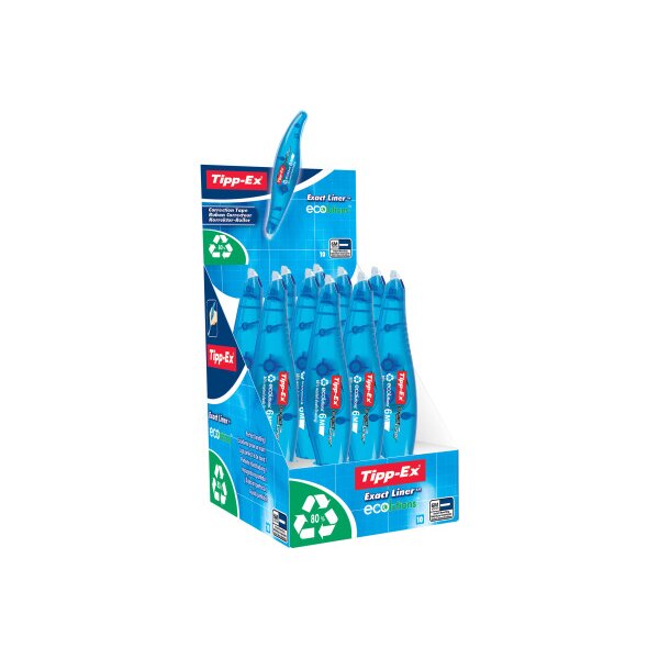 TIPP-EX Rouleaux correction Exactliner 8104755 ECOlution 10 pcs.