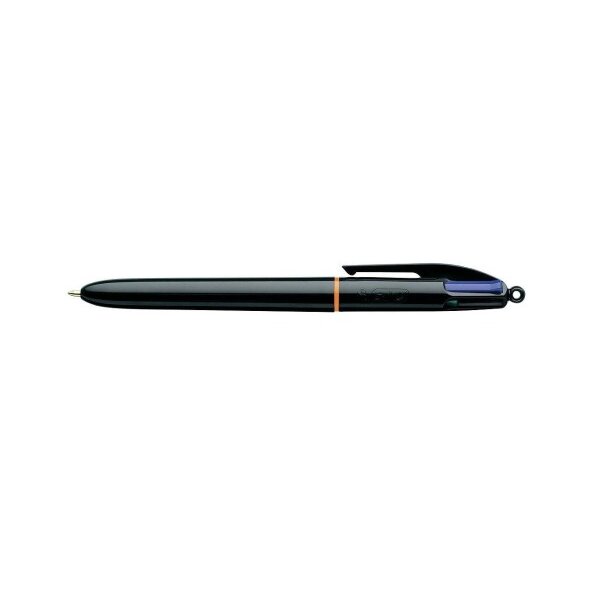 BIC Stylo à bille 4 Colours 0.4mm 526283 avec clip, GRIP PRO