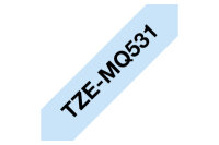 PTOUCH Ruban, laminé noir/bleu TZe-MQ531 PT-DV600VP 12 mm