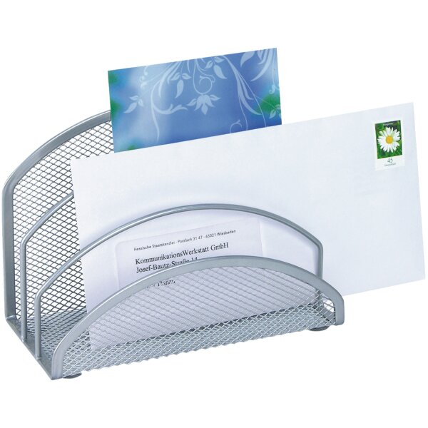 WEDO Briefständer Office, aus Drahtmetall, silber