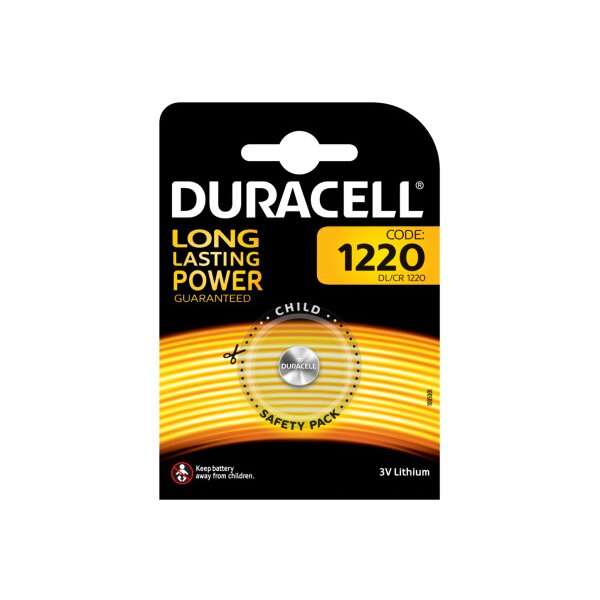 DURACELL Pile miniature Specialty CR1220 DL1220, 3V