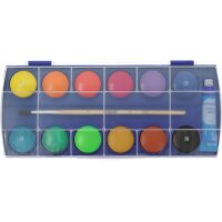 PELIKAN Boites de couleur F355. F355 12 couleurs. 1 tube blanc