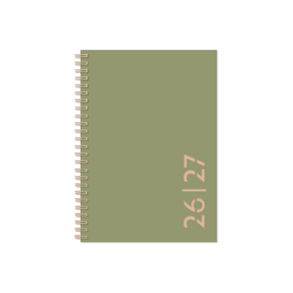 SIMPLEX Sch&uuml;leragenda Colors 26/27 40130S7.27 1W/2S 17M olive ML 14.8x21cm