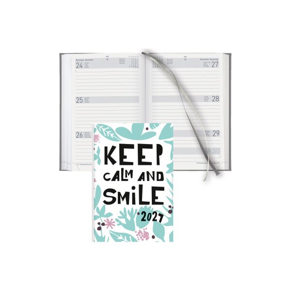 BIELLA Agenda Dispo Term 2027 808543740027U 1S/2P Smile ML 14.5x20.5cm