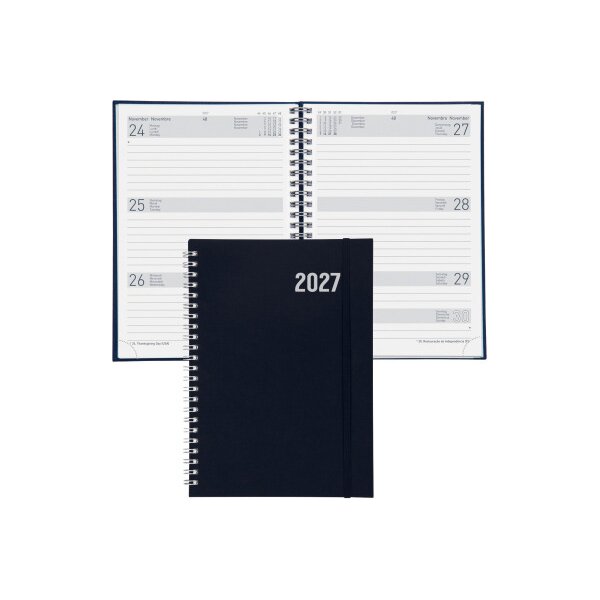 BIELLA GA Dispo Term Savanna 2027 808591070027U 1W/2S d.blau ML 14.5x20.5cm