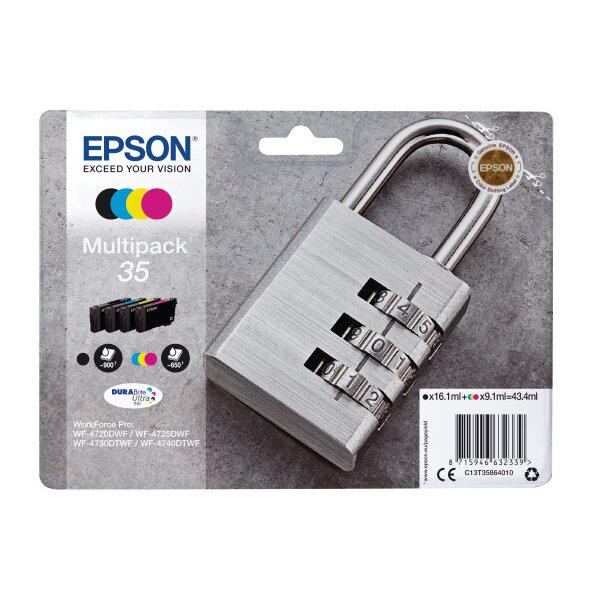 EPSON Multipack Encre CMYBK T358640 WF-4720/4725DWF 4-color