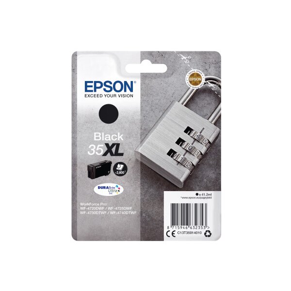 EPSON Cart. dencre XL noir T359140 WF-4720/4725DWF 2600 pages