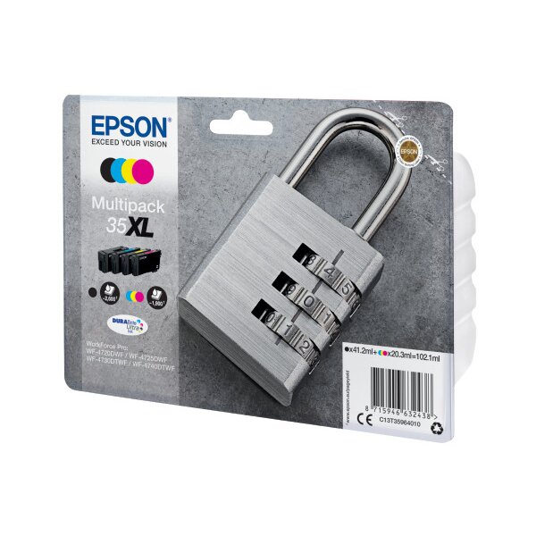 EPSON Multipack Encre XL CMYBK T359640 WF-4720/4725DWF 4-color