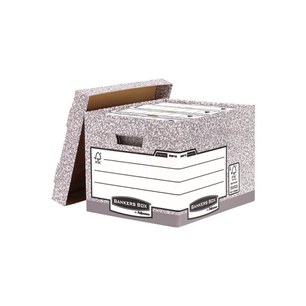 FELLOWES BankersBox Standard 00810-FFEU grau/weiss 33.5x29.2x40.4cm