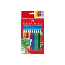 FABER-CASTELL Farbstifte Jumbo GRIP 110912 12 Farben