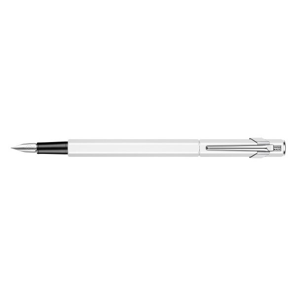 CARAN DACHE Stylo plume 849 F 841.001 blanc, verni