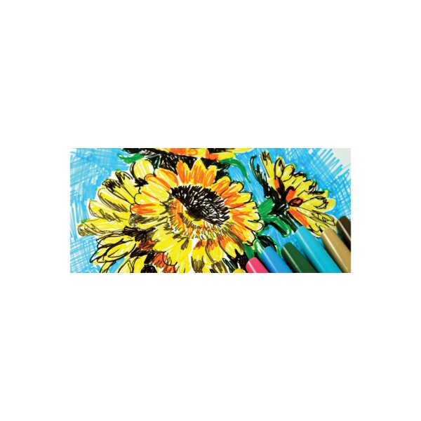 PentelArts Stylo feutre Sign Pen S520, violet