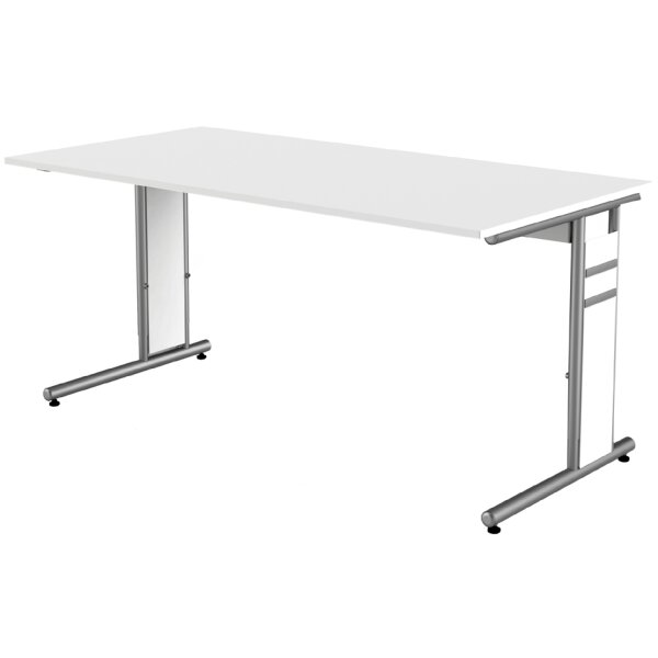 kerkmann Bureau Form 4, (L)1.200 mm, gris clair
