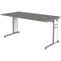 kerkmann Bureau Form 4, (L)1.200 mm, gris clair