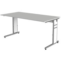 kerkmann Bureau Form 4, (L)1.200 mm, gris clair