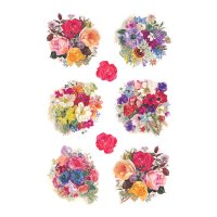 HERMA Autocollants DECOR Fleurs dans un panier