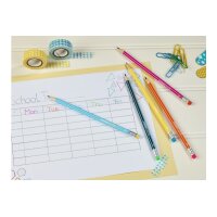 STABILO Bleistift 160 mit Gummi HB B-50500-10 assortiert...