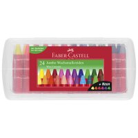 FABER-CASTELL Craies triangulaires à la cire...