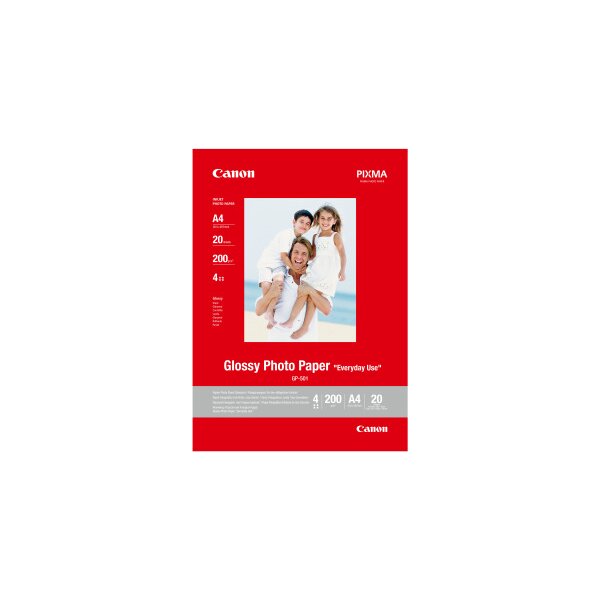 CANON Photo Paper glossy A4 GP501A4 InkJet, 200g 20 Blatt