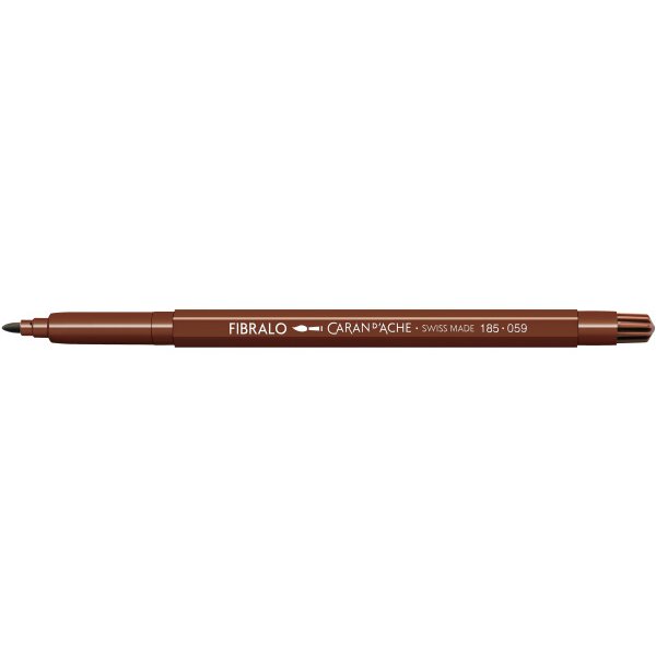 CARAN DACHE Stylo fibre Fibralo 185.059 brun
