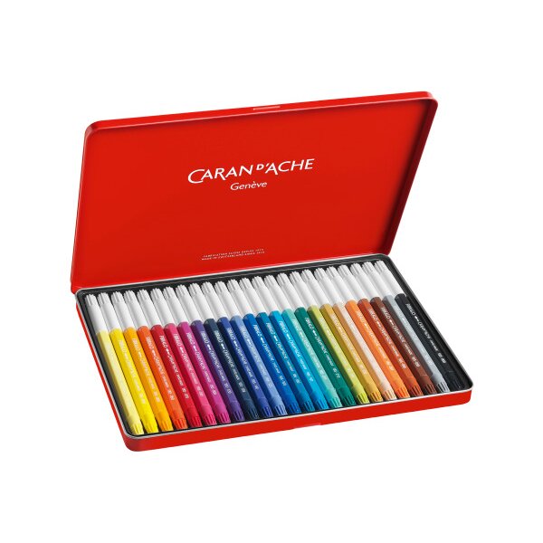 CARAN DACHE Feutres Fibralo M 185.324 24-couleurs ass.