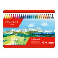 CARAN DACHE Feutres Fibralo M 185.324 24-couleurs ass.