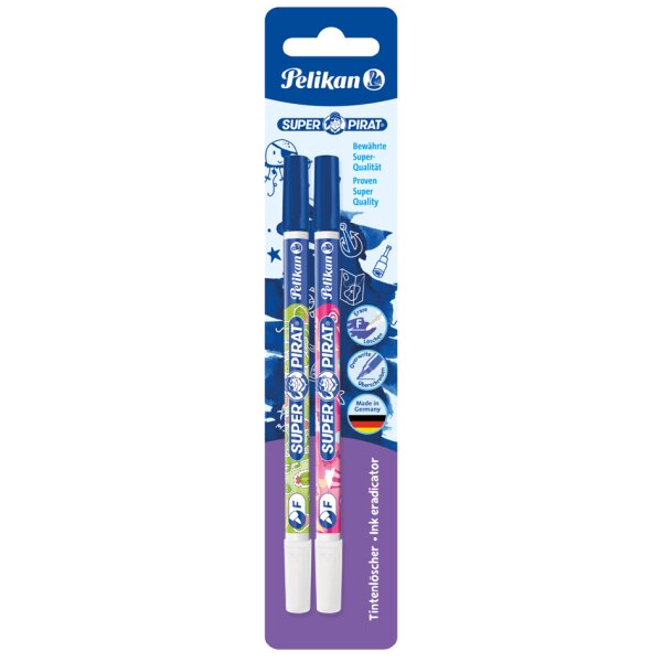 Pelikan Tintenlöscher Super Pirat 850B, breit, Blisterkarte
