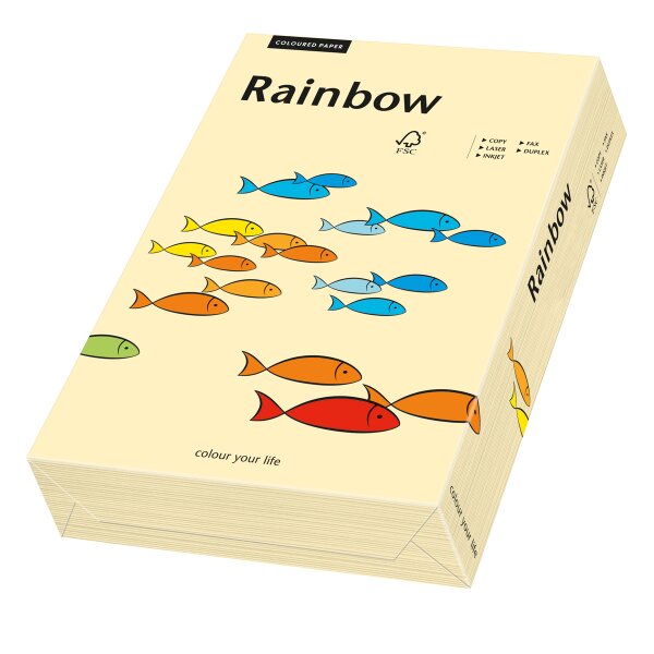 RAINBOW Farbpapier chamois A4 120g - 1 Palette (50000 Blatt)