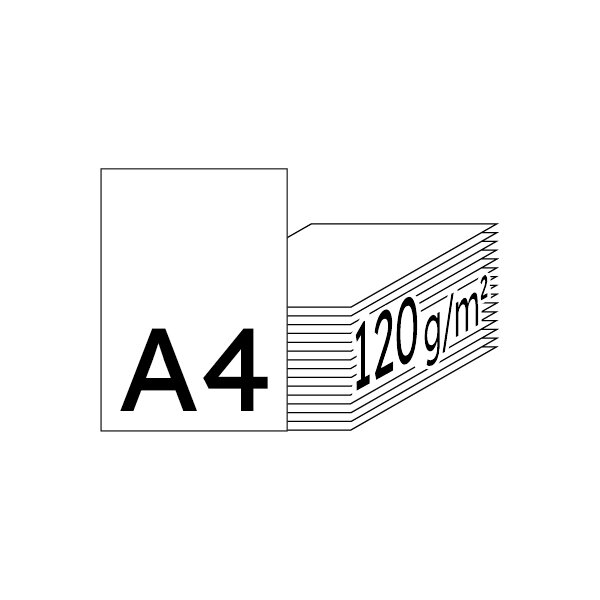 RAINBOW Farbpapier chamois A4 120g - 1 Palette (50000 Blatt)