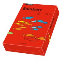RAINBOW Farbpapier intensivrot A4 80g - 1 Palette (100000...