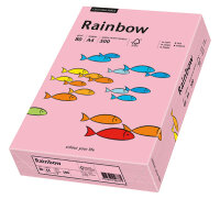 RAINBOW Papier couleur rose A4 120g - 1 Palette (50000...