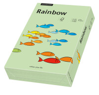 RAINBOW Papier couleur vert moyen A4 120g - 1 Palette (50000 Feuilles)