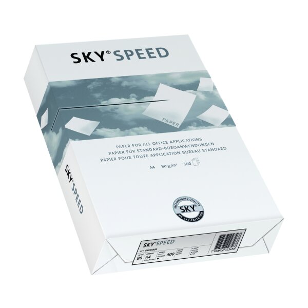 SKY Speed Universalpapier weiss A4 80g - 1 Palette (100000 Blatt)