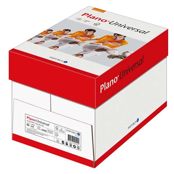 PLANO Universal Universalpapier weiss A4 80g - 1 Karton (2500 Blatt)