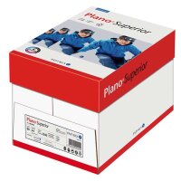 PLANO Superior Premiumpapier 4-fach gelocht hochweiss A4...