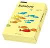 RAINBOW Papier couleur jaune clair A4 160g - 1 Carton (1250 Feuilles)