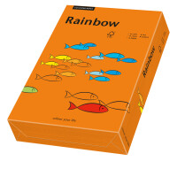 RAINBOW Papier couleur orange intense A4 80g - 1 Carton...