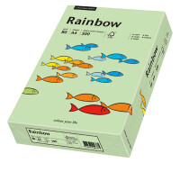 RAINBOW Papier couleur vert moyen A4 80g - 1 Carton (2500...